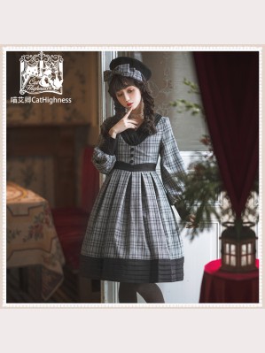 Vintage School Lolita Dress OP by Cat Highness (CH26)